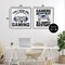 Stupell Industries Gamer Culture Phrases 2pc Framed Giclee Set, design by Kim Allen